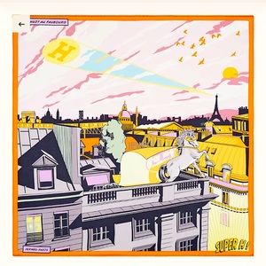 Brand New Hermes Minuit Au Faubourg Scarf